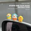 Creative Mini Yellow Duck Ornament Lovely Decorative Accessories Car Interior Decoration Car Good Gift for Home Vehicle Styling