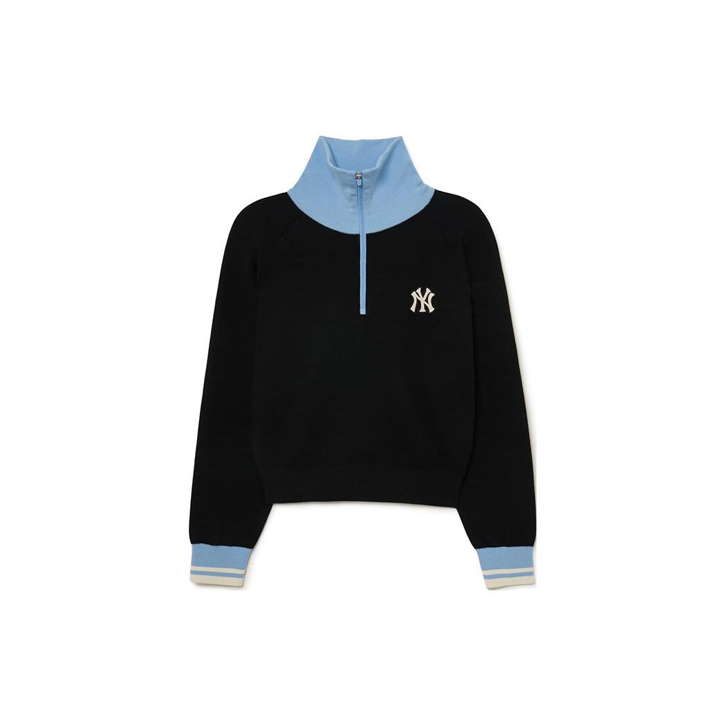 MLB College Style Series Knitwear Unisex Black Turtleneck Moderate Other 3FKPV0134-50BKS S