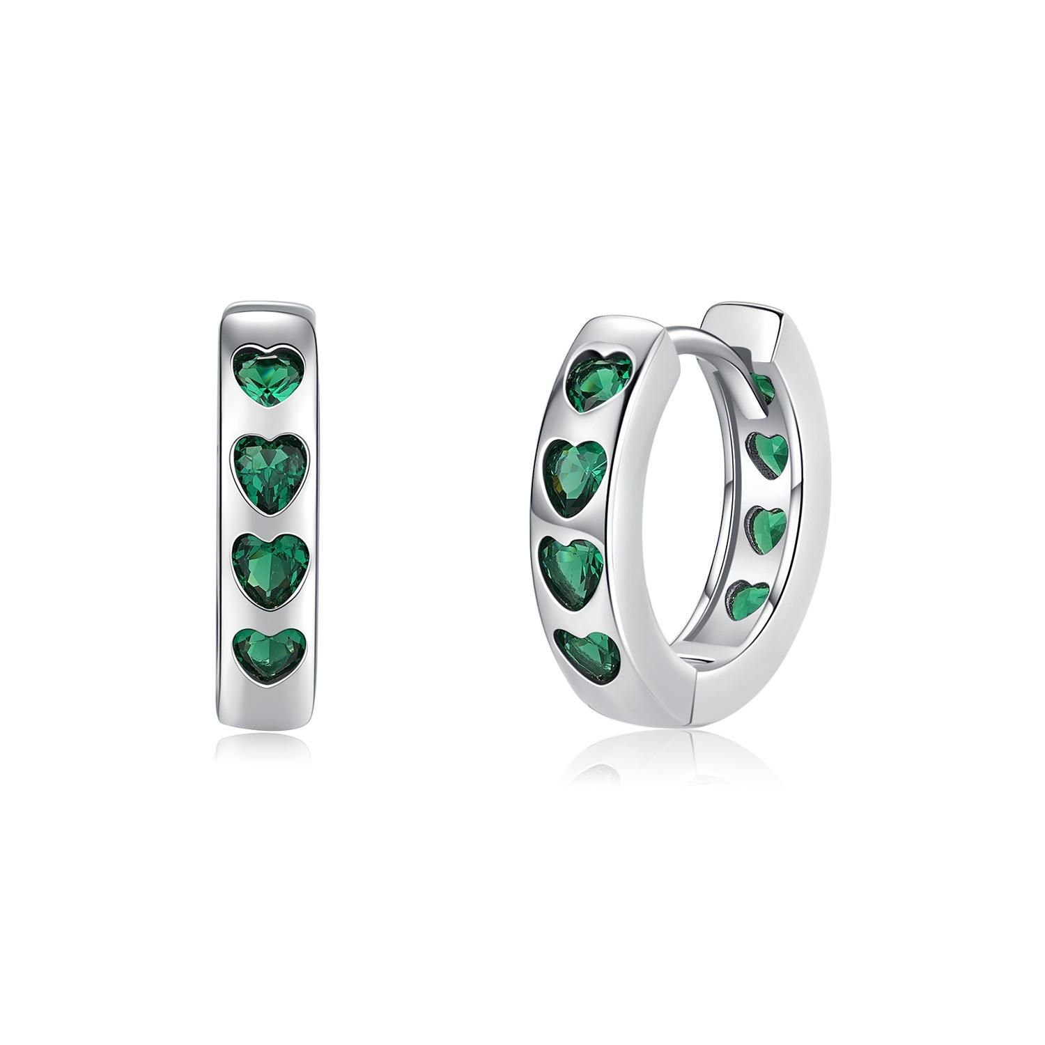 

Танциз стерлингового серебра 925 пробы циркон серьги серьги-капли для женщин подарки на свадьбу зелёный