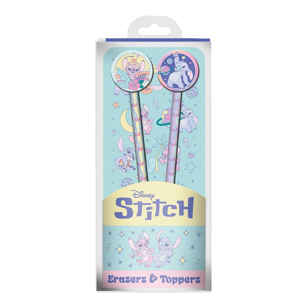 Lilo & Stitch Pencil Top Erasers (Pack of 2)