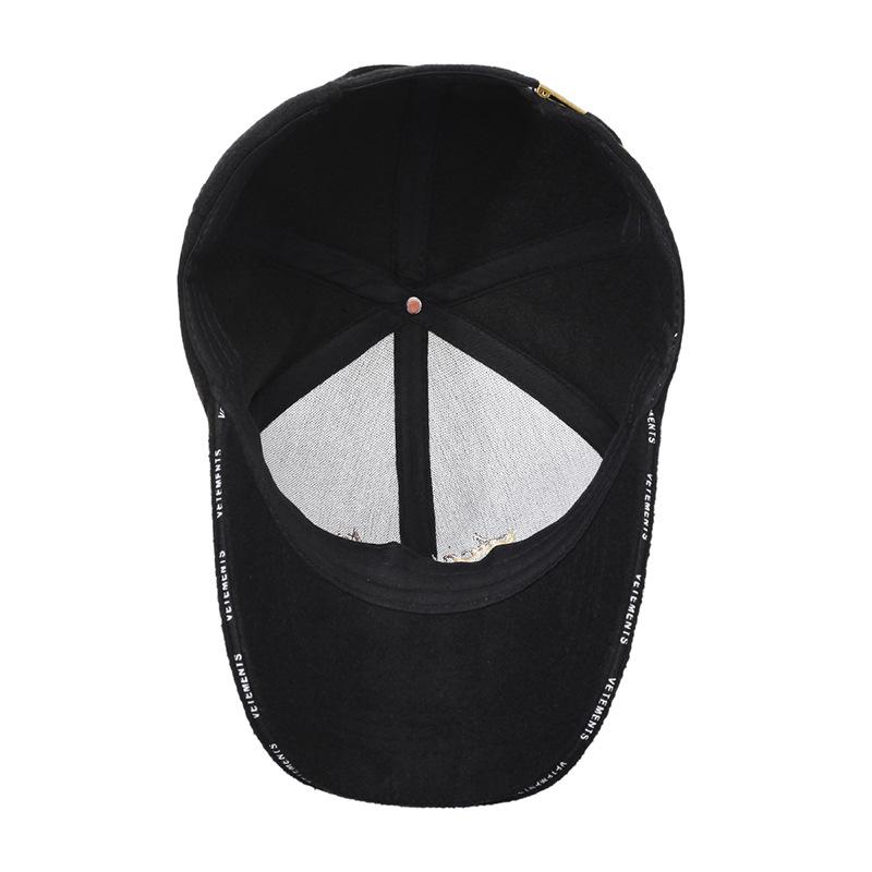 Saisonale Neue Wollwarme Herrenmütze Winter Mittelalterliche Und Ältere Verdickte Baseballkappe Papa-Hut Ältere Schirmmütze