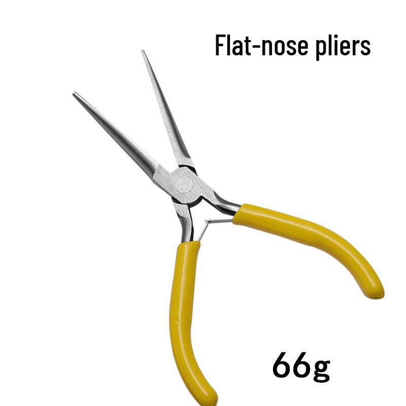 5-inch Mini Pliers Set: Needle-Nose, Bent-Nose, Wire Cutters for Jewelry Beading & DIY.