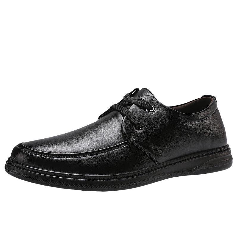 Herrenschuhe Lederschuhe Herren Frühling neu Businesskleid lässige Lederschuhe weich besohlte Schuhe