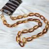 New Phone Chain Accessory Detachable Parts Amber Crossbody Resin Cute Strap Phone Case Chains Acrylic Shoulder Lanyard Hanging Chain