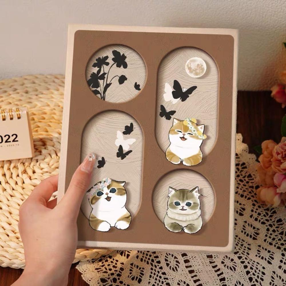 Luxury Design Photo Album Cat Themed Cover Idol Photo Card Holder Cute Card Collect Book