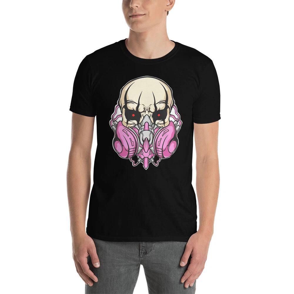 SKULL ALIEN GUS MASK RADIATION AWESOME GRAPHIC Short-Sleeve Unisex T-Shirt XL