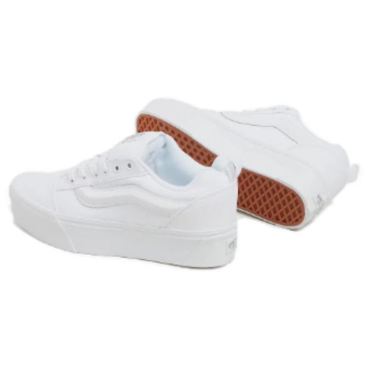 Vans Knu Stack Low top Skateboard Shoes Women's White VN000CP6W00
