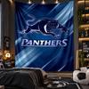 Arazzo da Appendere alla Parete Stampa Penrith Panthers Tessuto per Soggiorno Camera da Letto Decorazione per la Casa