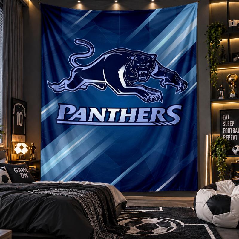 Arazzo da Appendere alla Parete Stampa Penrith Panthers Tessuto per Soggiorno Camera da Letto Decorazione per la Casa