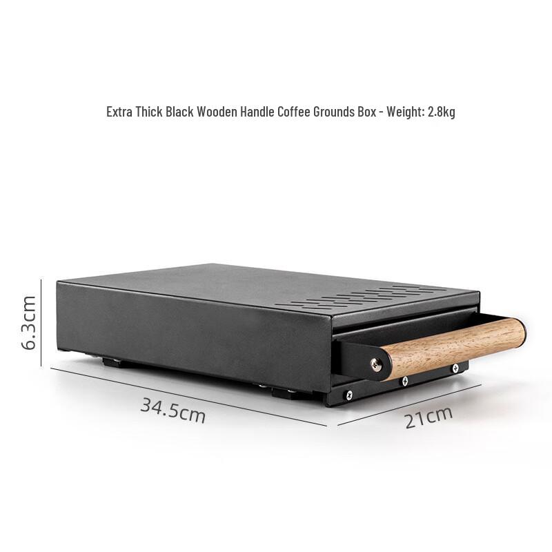 

Commercial Drawer Coffee Knock Box with Wooden Handle