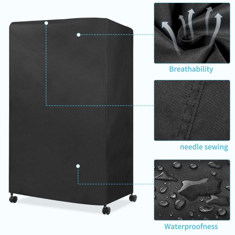 Duży zaciemniający pokrowiec na klatkę dla ptaków, oddychający pokrowiec na klatkę dla papug dla papużek falistych, nimf z regulowanymi zapięciami