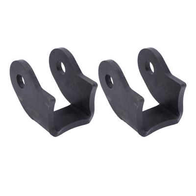 1 Pair Weld On Shock Bracket Steel Enhanced Performance Curved Car Axle Shock Mount for Off Road Trailer Sedan