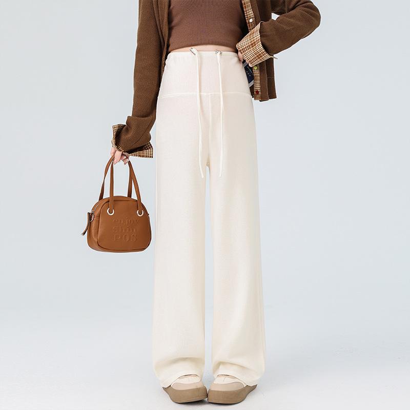 New Style Maternity Drawstring Wide-Leg Pants for Autumn/Winter M