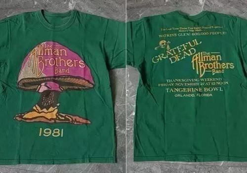 The Allman Brothers Band White Short Sleeve Cotton T-shirt Unisex S-5XL XXXL