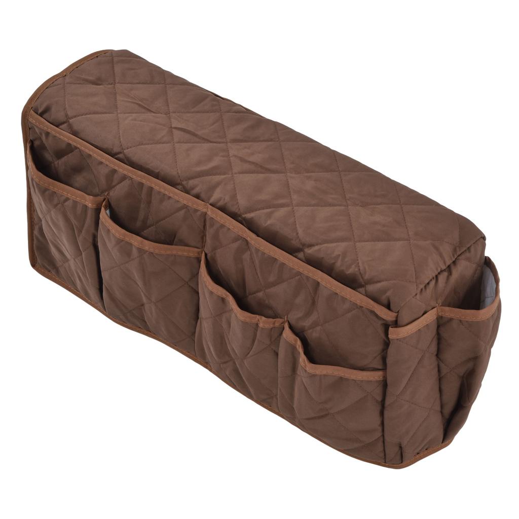 Couch Remote Holder Pocket Design Dustproof Waterproof Reasonable Layout Sofa Armrest