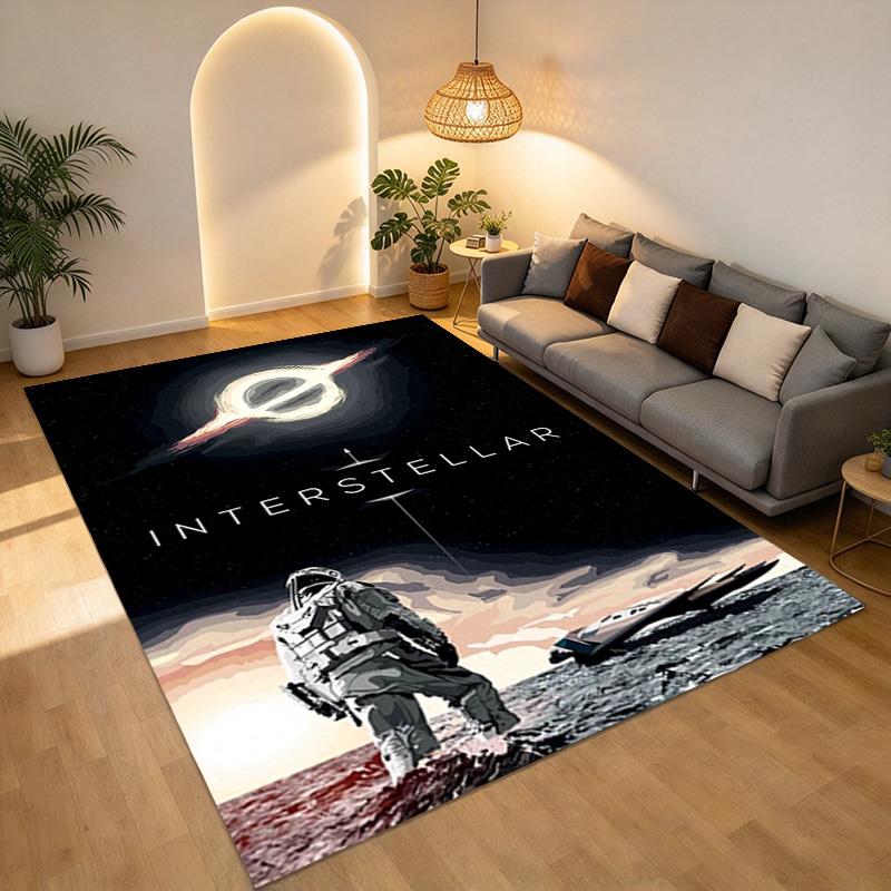 Interstellar Journey Living Room Nonslip Area Rug Soft Carpet For Bedroom Game Playroom Sofa Office Home Decor Doormat Christmas Gift C9301329