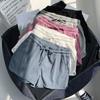 High Waisted Elastic Sports Shorts Women Loose Casual Summer Wide Leg Pants Home Sleepwear Trendy