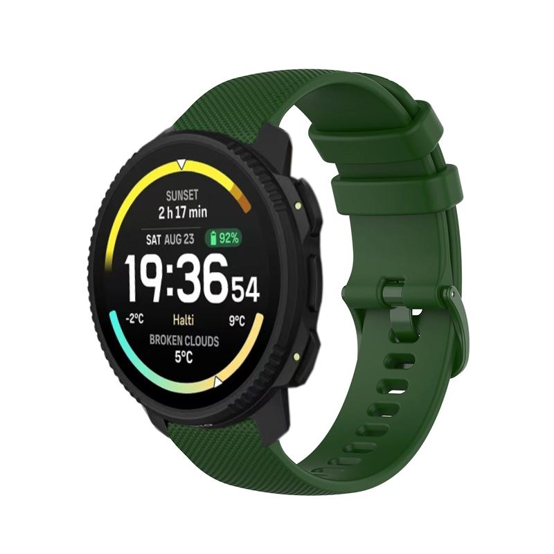 20/22mm Soft Silicone Strap for COROS APEX 4 42mm PACE Pro/4 CMF Watch 3-2 Pro Comfortable Band for Suunto Vertical 2 Race 2/Run