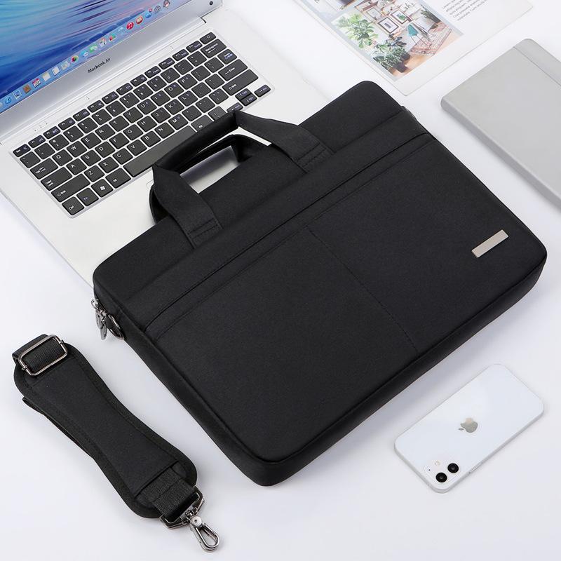 TS JYL laptop bag,Large Laptop Bag Business Multi-Pocket Handheld Crossbody Briefcase 13 inches