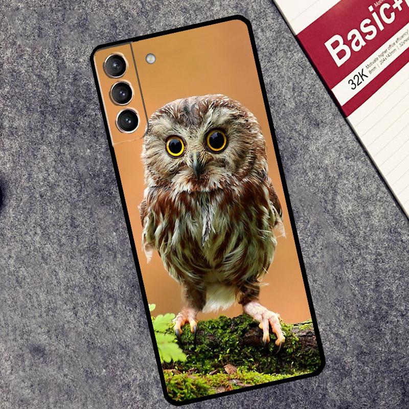 Animal Owl Case For Samsung Galaxy S25 S26 Ultra S20 S22 S23 S24 Ultra S21 Plus S10 S25 FE Cover Coque
