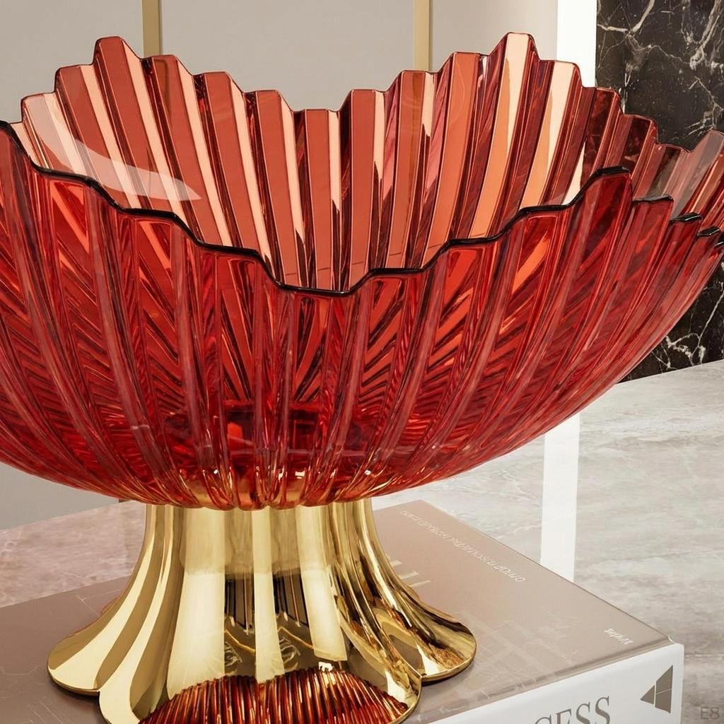 Fruit Bowl On A Pedestal, Tray, Gift, Portable, Versatile, Elegant, Home Decoration, Storage