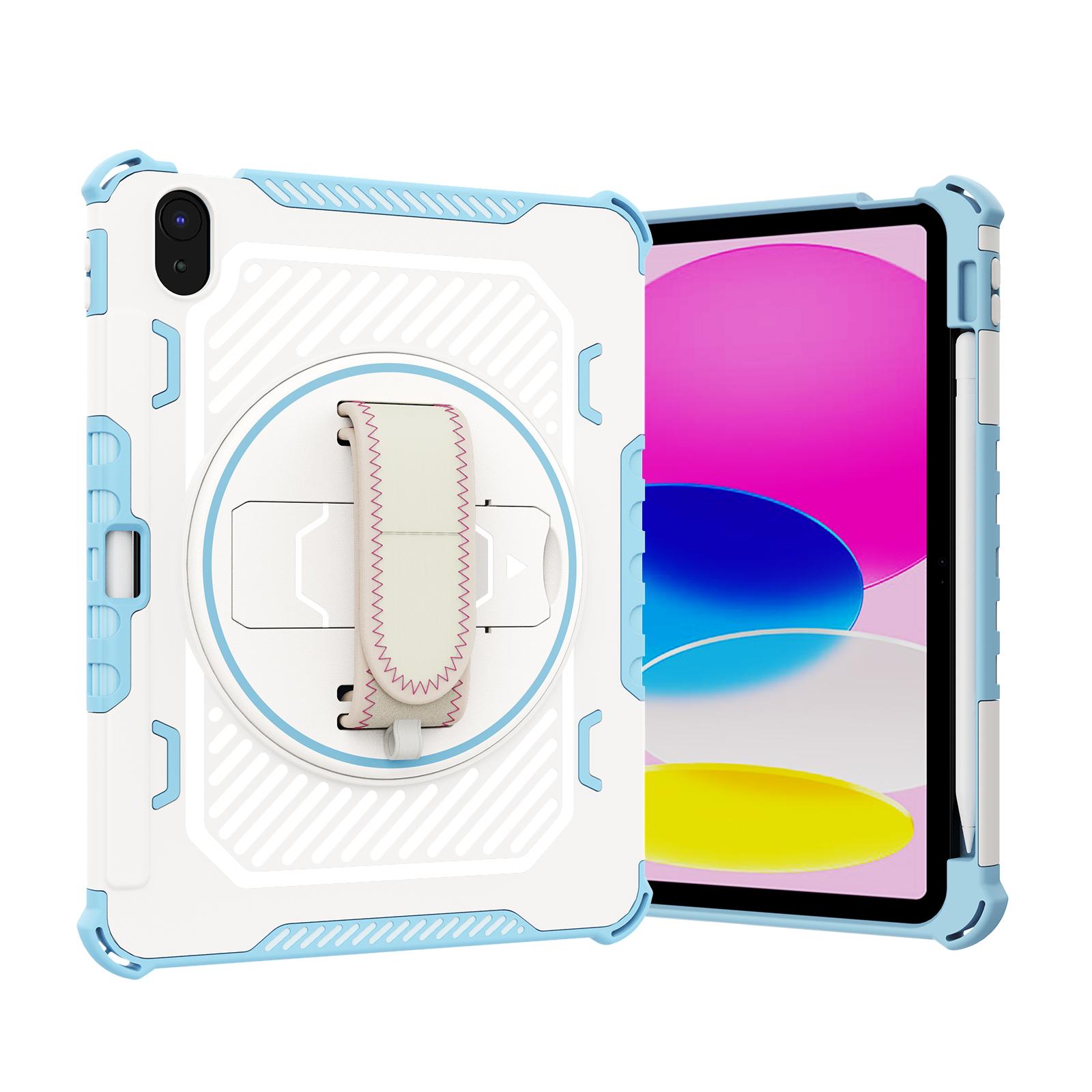 

Stand Case for IPad Air 11 M4 M3 M2 4 5 A16 2025 11th 10.9 2022 10th Pro 11 M5 M4 2018-2022 1st 2nd 3rd 4th Gen Rotating Cover iPad Air 11 2026 M4 небесно-голубой