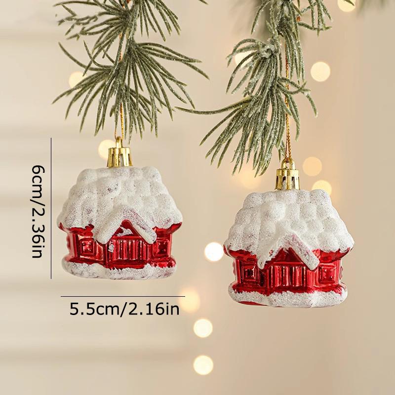 

2 шт. Подвески в виде Санта-Клауса, Рождественские шары, Товары для вечеринок, Украшение для рождественской елки, Детские подарки, Доступно несколько вариантов