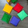 Children's Solid Color Leak-Proof Bean Bag Throwing Toy - 10x10cm, Double-Layer Design