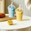 2-in-1 Collapsible Silicone Ice Ball Maker Cup Portable Ice Cube Bottle