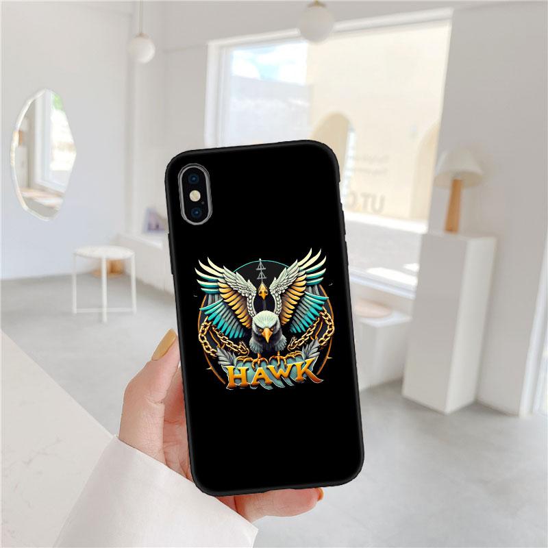 LO51 Hawk Eagle Soft Shell Phone Case for Redmi Note 10 11 12 Pro Max 10S 10C 10T 11A 11S 12S 12C