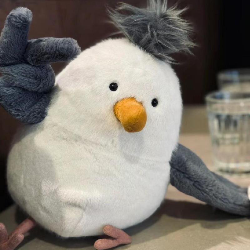 Cute Plush Seagull Toy Cartoon Animal Doll Children Room Decoration Holiday Gift