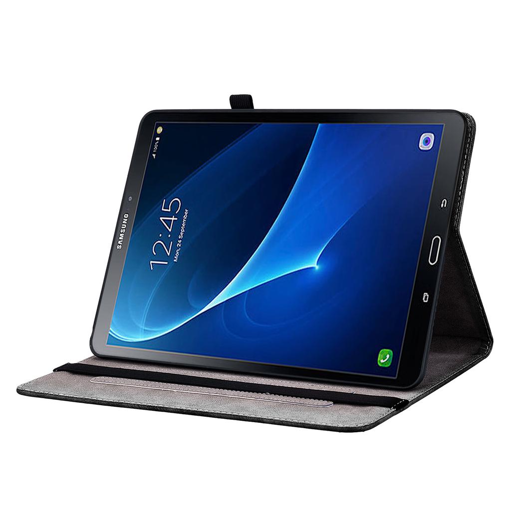 PU Leather Tablet Case for Samsung Galaxy Tab A 10.1 (2016)-11 Styles! Durable,with 2 Stand Slots,Pencil Holder & Card Slots,Flexible TPU Back Cover
