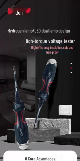 Deli Multifunction High Torque Voltage Tester Pen