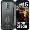DOOGEE Blade 10 Pro Energy Telephone Portable Incassable Android 15 32Go+256Go Smartphone Incassable 6.56” 6150mAh IP68/4G/NFC Noir