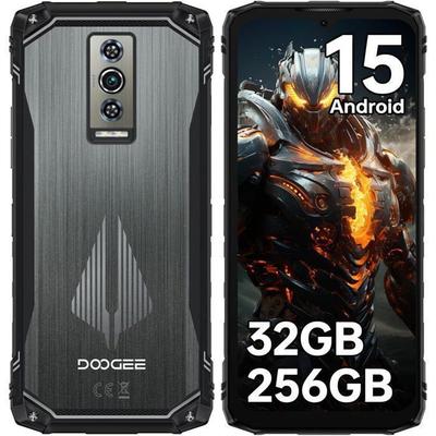Robustes Smartphone DOOGEE Blade 10 Pro Energy 32GB+256GB 6.56" 6150mAh Tragbares Telefon Unzerbrechlich Dual-SIM 4.5G/NFC/KI Schwarz