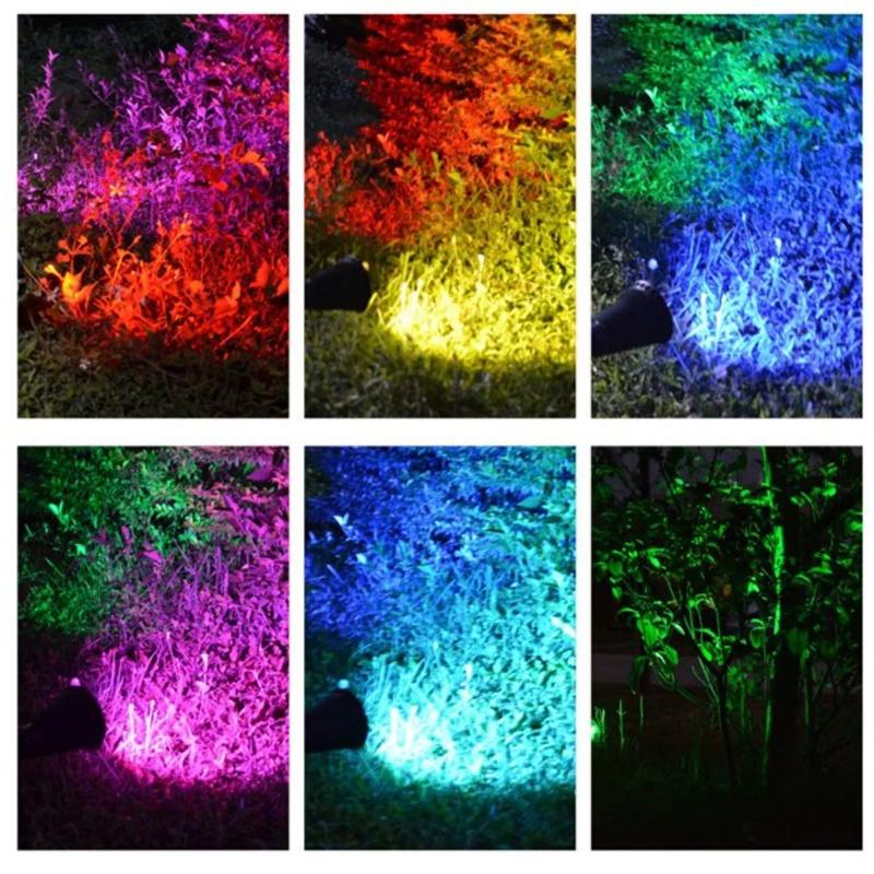 1ks/2ks venkovní solární zahradní světlo nastavitelný solární reflektor IP65 solární lampa super jasné nástěnné světlo pro dvůr park cestička