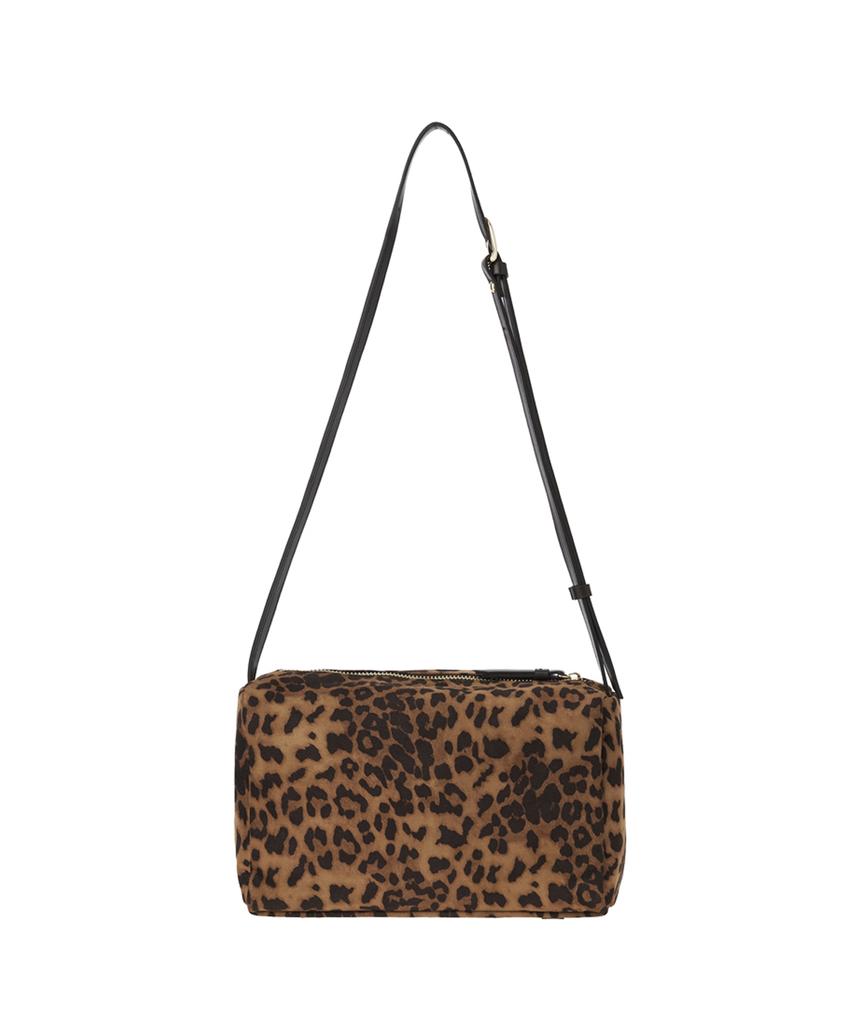 Tooamo Bella Suede Box Bag Leopard
