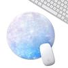 Starry Sky Round Rubber Mouse Pad for Office & Notebook Computers