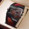Luxury Men Watches Big Dial Quartz Watch Casual Leather Band Men Sports Wristwatches Relogio Masculino