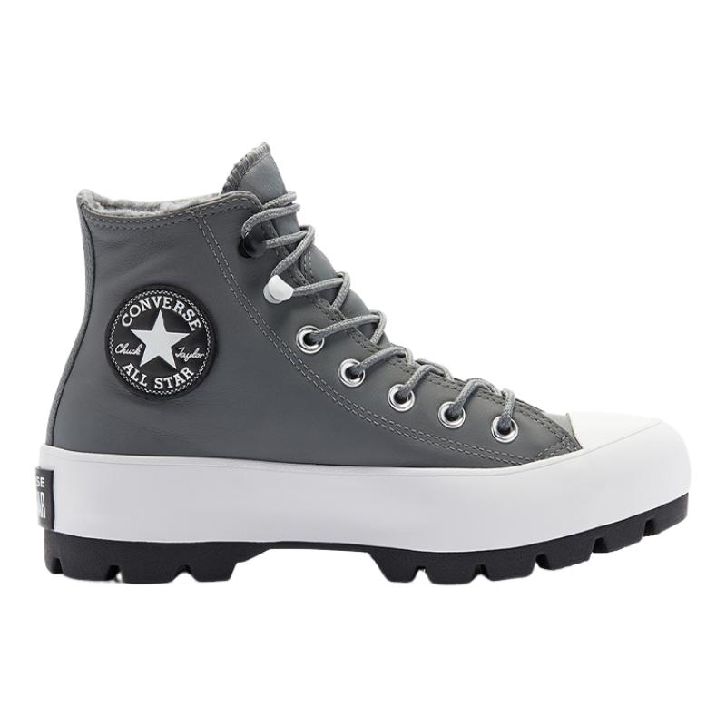 Converse Chuck Taylor All Star Lugged Comfortable Trend High Top Espadrilles Women's Grey