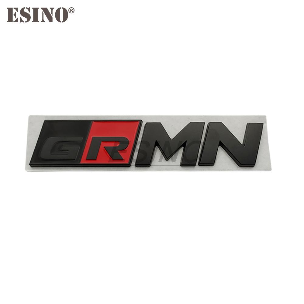 gjcr7 Car Styling Gazoo Racing GR GR MN 3D Car Zinc Alloy Badge Adhensive Metal Emblem Decal for Toyota Supra AE86 GT86