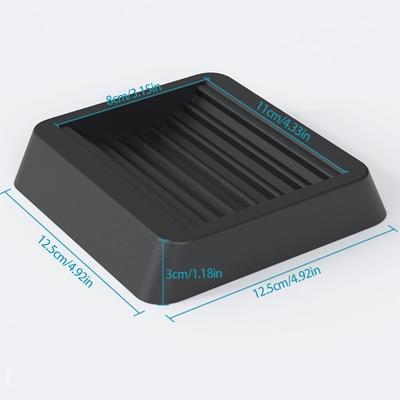 12.5CM Not Slip Furniture Pad Not Skid Floor Protectors Quiet Strong TPE Casters Simple Installation for Chair Wheel