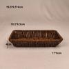 Hardness Rattan Wicker Woven Serving Baskets Handwoven 6 Styles Drain Chopstick Fork Spoon Holder Household Rattan Basket