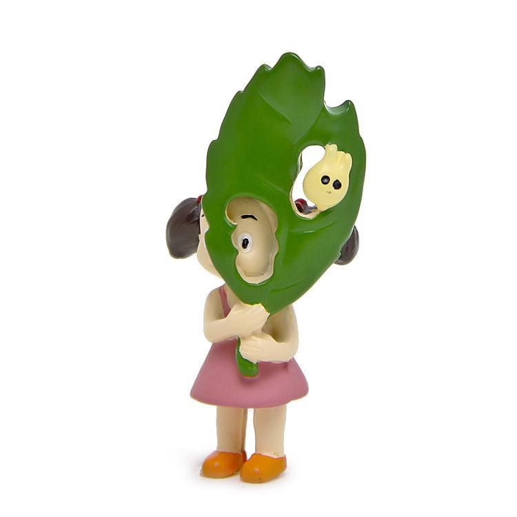 

Моя полимерная фигурка Соседа Тоторо с большим листом для праздничной вечеринки и дарения подарков Small Leaf Cat PVC