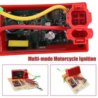 Allumage CDI Anti-vol 6 Broches pour Moto Avec Télécommande Pour Moteur GY6 175 200 250CC 139QMB 152QMI 157QMJ Scooter ATV B3P5