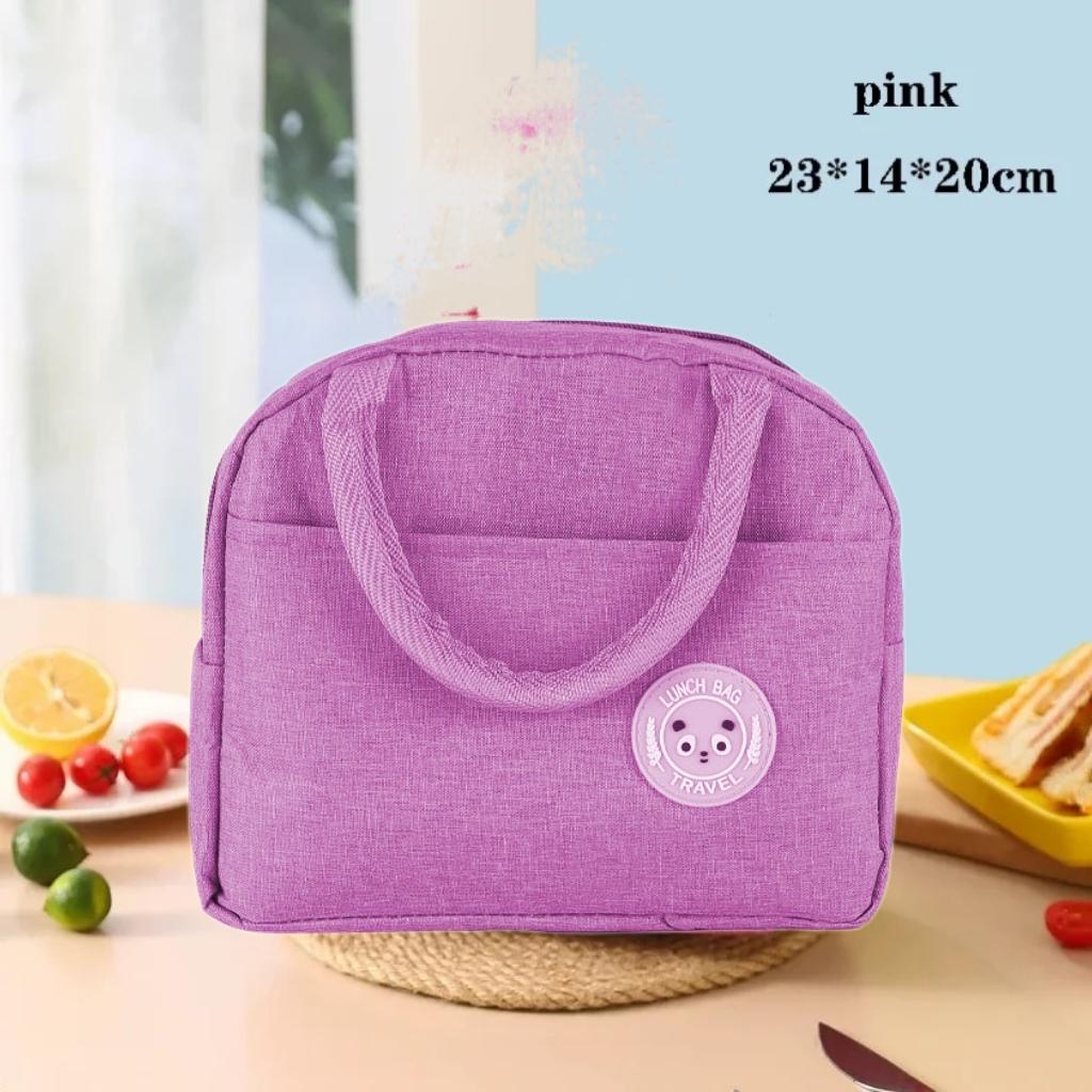 Obědová taška na jídlo Hliníková termotaška s chladicím izolačním boxem Fóliová Dětská svačinová krabička Taška na uskladnění jídla Školní a pracovní tašky na jídlo