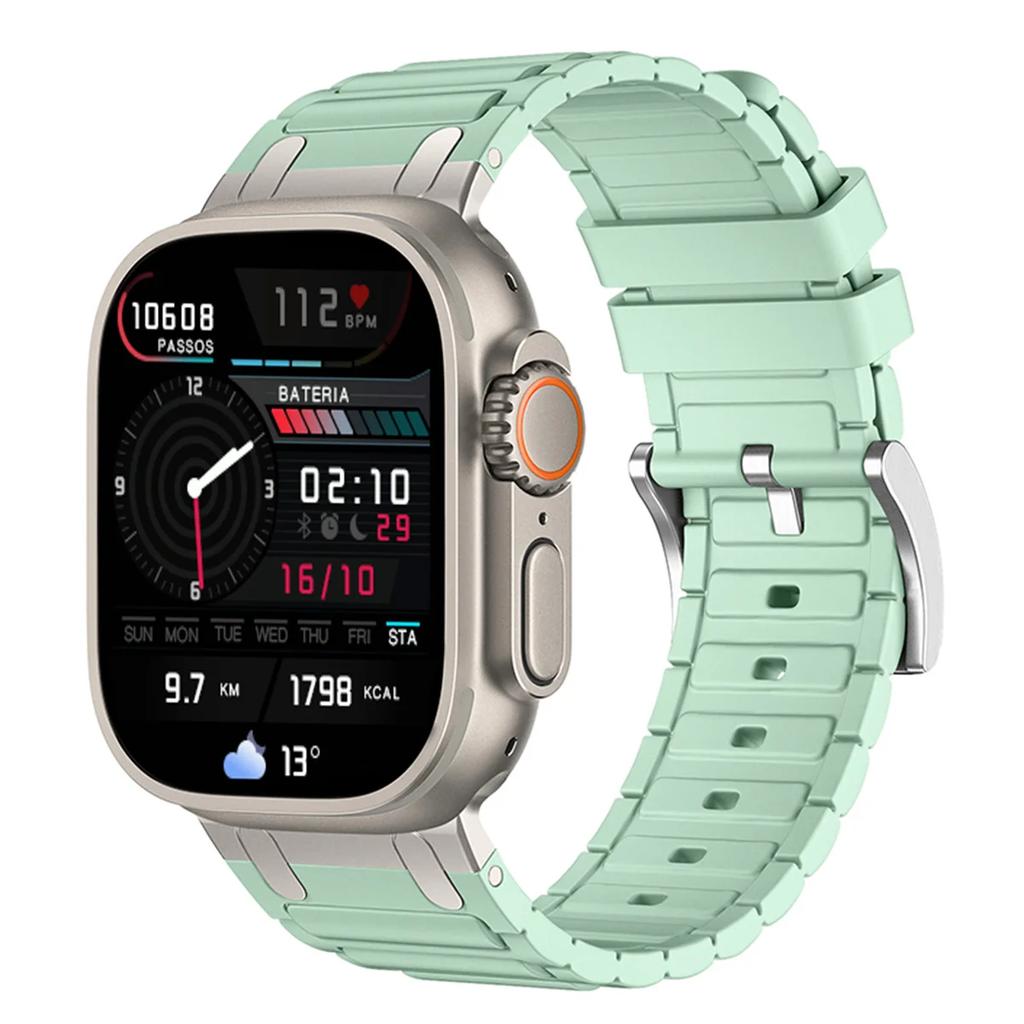 Silicone Strap for Apple Watch Band Ultra 2 49mm 46mm 44mm 45mm 42mm 41mm 40mm 38mm for Iwatch Series 10 9 8 7 6 5 4 3 2 1se