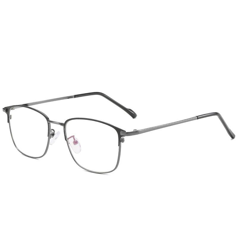 

2019 Blue Film Flat Mirror Box Anti-Radiation Optical Frame Men S Business Glasses Frame 16055 New product