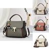 Trendy Colorful Small Handbag For Women 2024 Stylish Pu Material Crossbody Bag