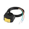 Motorcycle Handlebar Mount Switch Universal 10A 7/8" Mount LED Headlight Switch with On/Off